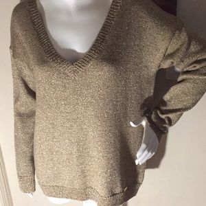 Michael Kors Gold Lame Sweater
